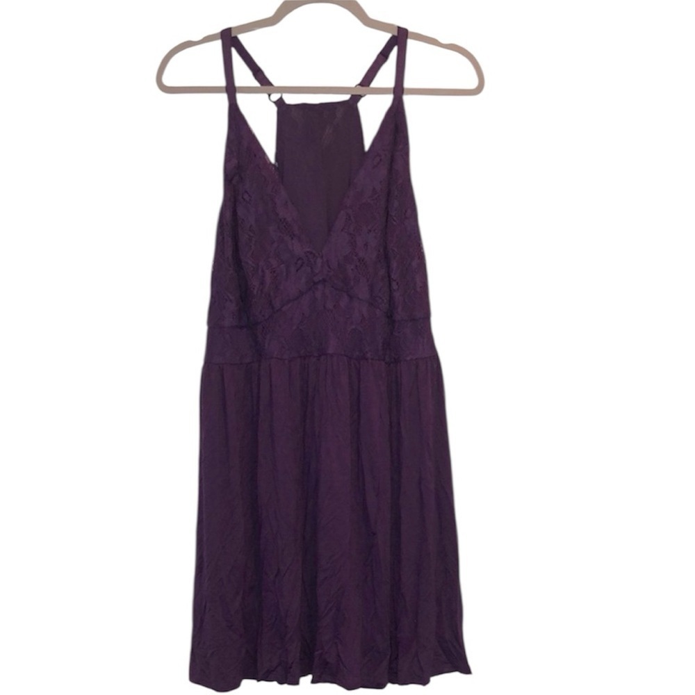 Purple lace dress size 24W